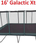Commercial Grade Rectangle Trampoline 14x16 With Net Enclosure For Backyard Fun And Safe Jumping, Heavy Duty 750 Lb Capacity