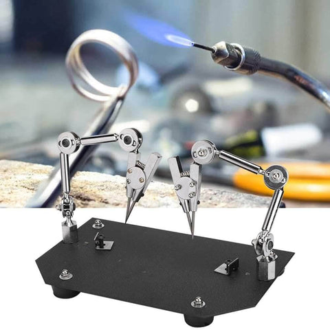 Pro Grade Sturdy Welding Table Clamp With 360 Degree Adjustable Arms, Third Hand Tool for Soldering and Repairing