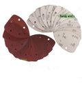 Super Cool 140X98Mm Triangular Sandpaper Sheets With 6 Hole Design For Fast Dust Extraction And Hook Loop Attachment, assorted grits.