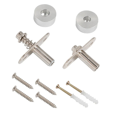 360 Degree Concealed Pivot Hinge For Heavy Duty Doors That Delivers Smooth Quiet Swings, Adjustable Pivot Shaft, Rotation Mounting Hardware