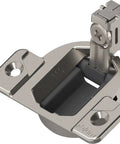 Close-up of 110 Degree Self Closing Compact 33 Hinge for Face Frame Cabinets, Screw On Concealed Hinges for 16 To 19mm Doors, metal hinge piece