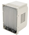Side view of Industrial 220V 4kW Inverter For Spindle Motor Speed Control Converts Single Phase To 3 Phase Adjustable Frequency Drive
