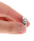Close-up of stainless steel fencing replacement tip practice head for spare parts durable and reliable training gear for Epee