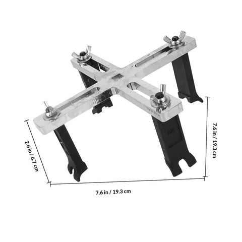 Adjustable Fuel Tank Lid Removal Tool With 4 Claw Design In Chrome Vanadium Steel For Quick Gas Cap Removal And Easy Gas Tank Access Aimed At Automotive Pros, 7.6 in