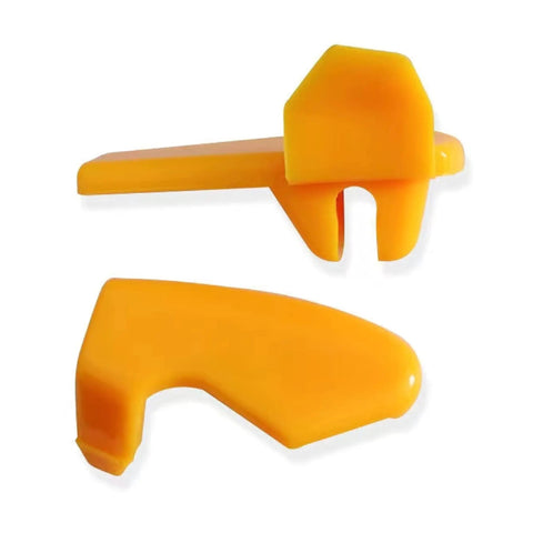 Durable Tire Changer Inserts Kit For Duck Head Mounts Nylon Rim Edge Guards And Plastic Demount Heads close-up view, Model 16YKM