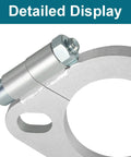 Detailed view of Straight Shot Exhaust Flange Repair Kit For 2.5 Inch Muffler Pipes showcasing galvanized carbon steel design.