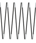 Black support poles for Backyard Baseball Batting Cage With Target For Real Deal Hitters, Portable Softball And Baseball Cage.