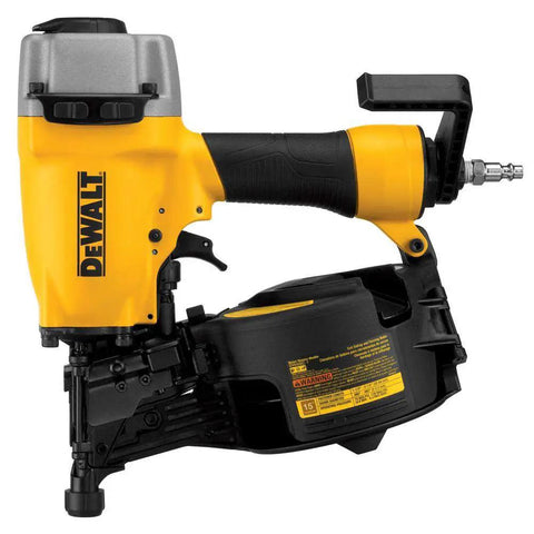 Pneumatic Coil Siding Nailer With Tool Free Adjustable Exhaust For Fencing And Siding Projects Easy To Use Durable Construction