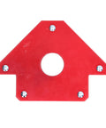 Heavy Duty 4 Inch Magnetic Welding Holder With Strong Magnetism For Iron And Steel Workpiece Clamping Inner Corner Fixture Tool, red magnetic clamp