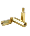 Dope Brass PCB Standoffs Hex Spacers Kit For Motherboard M2 Through M5 Sizes Male And Female Threaded Pillars Fixing Screws DIY Electronics Mounting Corrosion Resistant Brass Includes Up To 50 Pieces, brass hex standoffs