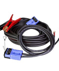 No Sweat 4 Gauge Jumper Cables 20 Foot Plug To Plug Charging Kit with sturdy red clamps and black cables.