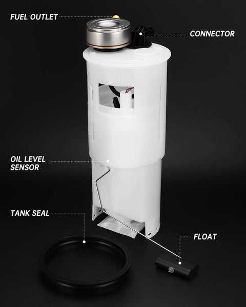 Electric Fuel Pump Module Assembly For 2002 2003 Dodge Ram 1500 V6 3.7L V8 4.7L 5.9L Replaces OE E7161M labeled parts