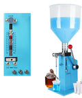No Fuss Easy Fill Manual Paste And Liquid Filling Machine 5 To 50 Ml Adjustable Bottle Filler With Transparent Hopper A03 Pro