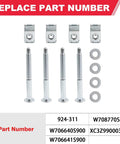 Group of bolts and washers for Heavy Duty Truck Bed Mounting Hardware Kit Built Bad To The Bone For A Smooth Install And Rust Resistant Coating Direct Factory Replacement For Ford F250 F350 No Sweat Guaranteed.