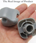 Hand holding Two Pack Gray Interior Sun Visor Clips Replacement For Honda Civic 1996 2014 CR V 2007 2011 Accord 1998 2007 Odyssey