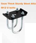 Heavy Duty Trailer U Bolt Kit For 2 3 8 Inch Axle Dexter K7138400 Compatible with 5mm thick steel alloy M12 U bolts