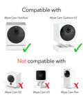 Solar Panel For Wyze Cam Outdoor And Wyze Cam Outdoor V2 With 2W 5V Charging 2 Pack Black Keeps Your Surveillance Powered So You Never Miss A Moment Wyze Cam Outdoor Not Included compatibility chart
