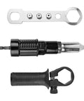 Electric Rivet Nut Gun Kit With Cordless Drill Attachment, Metal Pop Rivet Tool, Non Slip Handle, Efficient Riveter Adapter shown