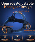 Adjustable headgear for Auto Darkening Welding Helmet With True Color Wide View Screen Solar Battery Powered Two Arc Sensors