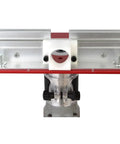 Top Drawer Aluminum Router Table Insert Plate For Woodworking Benches with Solid Miter Guide, 240x200 mm, anodized surface.