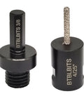 Diamond Mortar Raking Bit For Tuck Pointing And Masonry Cleanout, 4mm Diameter, 1 Inch Working Length, Five Eighths Eleven Thread, Three Eighths Inch Hex Shank