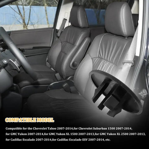 2 Pack Armrest Cover Cap For Chevy Tahoe Cadillac Escalade Suburban Yukon Rear Bucket Seats Left Or Right Replacement Trim Cap In Black