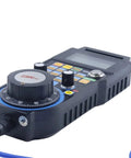 Rock Solid CNC Wired Electronic Handwheel For 4 Axis And 6 Axis Machines With LHB04B-4 Design, black wired controller with dial