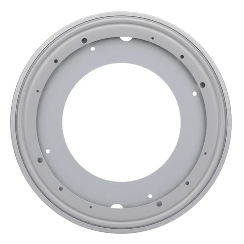 12 Inch Round Lazy Susan Turntable Bearing Plate Heavy Duty Swivel Base, galvanized steel, top view image.