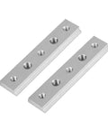 T Slot Miter Track Jig 100mm Aluminum Rail Kit Two Pack With M6 Small Holes And M8 Large Holes For 30 And 45 Degree Woodworking T Track Sliders