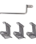 Steel Fence Wire Tightener 20 Pieces Kit With Tightening Handle For Quick Firm Fixing Garden And Farm Tensioner Tool Set