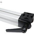 Size fit of Two Pack Black Aluminum Extrusion Pivot Hinges With Handles For 40 Series 4040 4080 V Slot Profiles Swivel Degree Angle Brackets Beefy Heavy Duty Connector Kit For 40x40 Aluminum Frame on 40x40 profile
