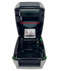Open view of MACH1 300 Thermal Transfer Label Printer 300 DPI USB Ethernet Serial And AC Adapter for shipping labels setup