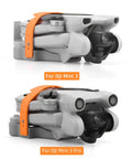 Orange Propeller Holder And Strap Guard Stabilizer For Mini 3 And Mini 3 Pro Drones Protects Propellers During Storage And Travel