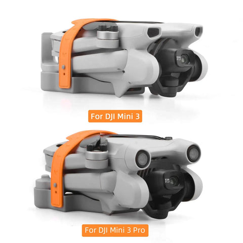 Orange Propeller Holder And Strap Guard Stabilizer For Mini 3 And Mini 3 Pro Drones Protects Propellers During Storage And Travel