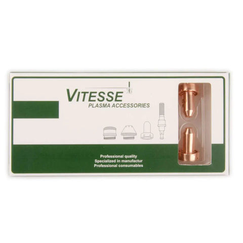 9-8210 Plasma Nozzle Tips 60A Pro Grade Value Pack, 10 Count, in retail packaging with copper tips visible