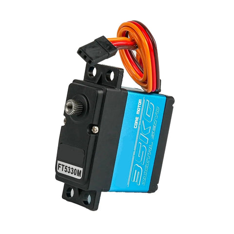 Heavy Duty Digital Servo Motor Delivering Beast Level 35Kg Cm Torque With Full Metal Gears And Waterproof Sealing shown side view.