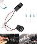 VCM Muzzler Harness Disable Kit For Honda Accord Pilot Odyssey Ridgeline Fits Honda Models shown with wiring and resistors