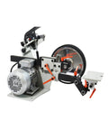 Heavy Duty 72X2 Inch Industrial Belt Sander Machine With Variable Speed For Knife Sharpening Rust Removal And Metal Polish Rock Solid Pro Grade Workhorse No Sweat Setup 220V with motor and belt.