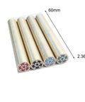 8mm Mosaic Rivet Pin for knife handles with 60mm length color resin filled decorative pin for custom knives brass copper stainless steel