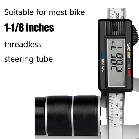 Super Adjustable Bike Stem Riser Extender Built With Tough Aluminum Alloy Fits 28.6mm One And One Eighth Inch Handlebars