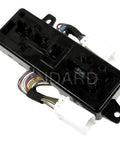 Premium Black Power Seat Switch Replacement For Daily Cars Trucks PSW16 smooth panel with wiring harness for easy installation.