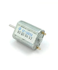 FF-130SH-14230 Mini 130 DC Motor 3V-12V 6V 7500RPM, micro 20mm electric motor with brush type, visible side view, connectors shown