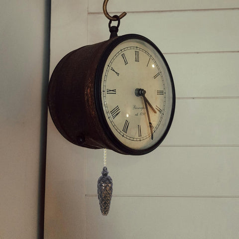 Two Pack Cuckoo Clock Decorative Weights With Chains For Mechanical Movement, Plastic Pendulum Kit For Home And Office Wall Art Decor, Vintage Charm Upgrade For Any Clock Display Easy Install