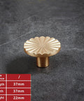 Set Of 6 Brushed Gold Zinc Alloy Cabinet Knobs And Pulls For Kitchen Cupboards Dressers And Drawers, gold tone knob close-up