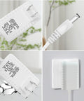 5V Power Cord Replacement For Rest Series Sound Machine Charger For Rest, Rest Plus, And Rest Mini, shown in use and close-up