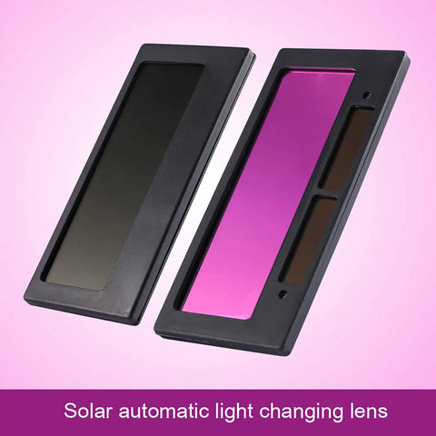 Darkening Welding Lens Replacement Filter For Standard Mask Openings Solar Powered Sensor With Instant Shade Change