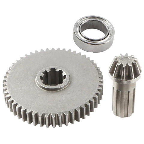 Upgrade Metal Spur Gear Assembly For MJX Hyper Go RC Cars 1/14 and 1/16, showing 16401Y heavy duty gear set components