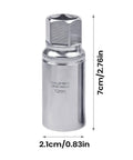 Heavy Duty Bolt Extractor Kit Made From Chrome Vanadium Steel For Tough Jobs, Perfect Universal Screw Remover Tool To Pull Broken Bolts Fast And Easy In Your Garage, 10mm