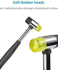 Kengbi 9Pc Steel Punch Set With Grip Handles, Multi Size Round Head Roll Pins And Starter Tools For Mechanics Plus Chisels To Repair Engines Or Cars Like Pro. soft rubber heads mallet
