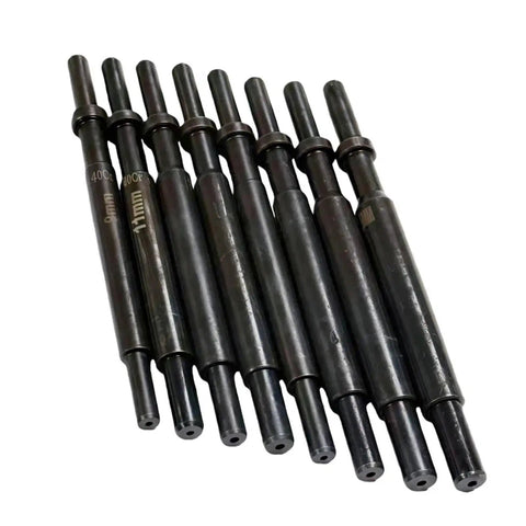 Premium Universal Valve Guide Punch Tool Kit For Family Rides Includes Eight Stamping Rods to Fix Engine Valves Like A Boss Durable And Reliable DIY Auto Repair Set That Handles Minor Malfunctions Easily Without Breaking The Bank. Eight black steel stamping rods, 400mm, for valve guide repair